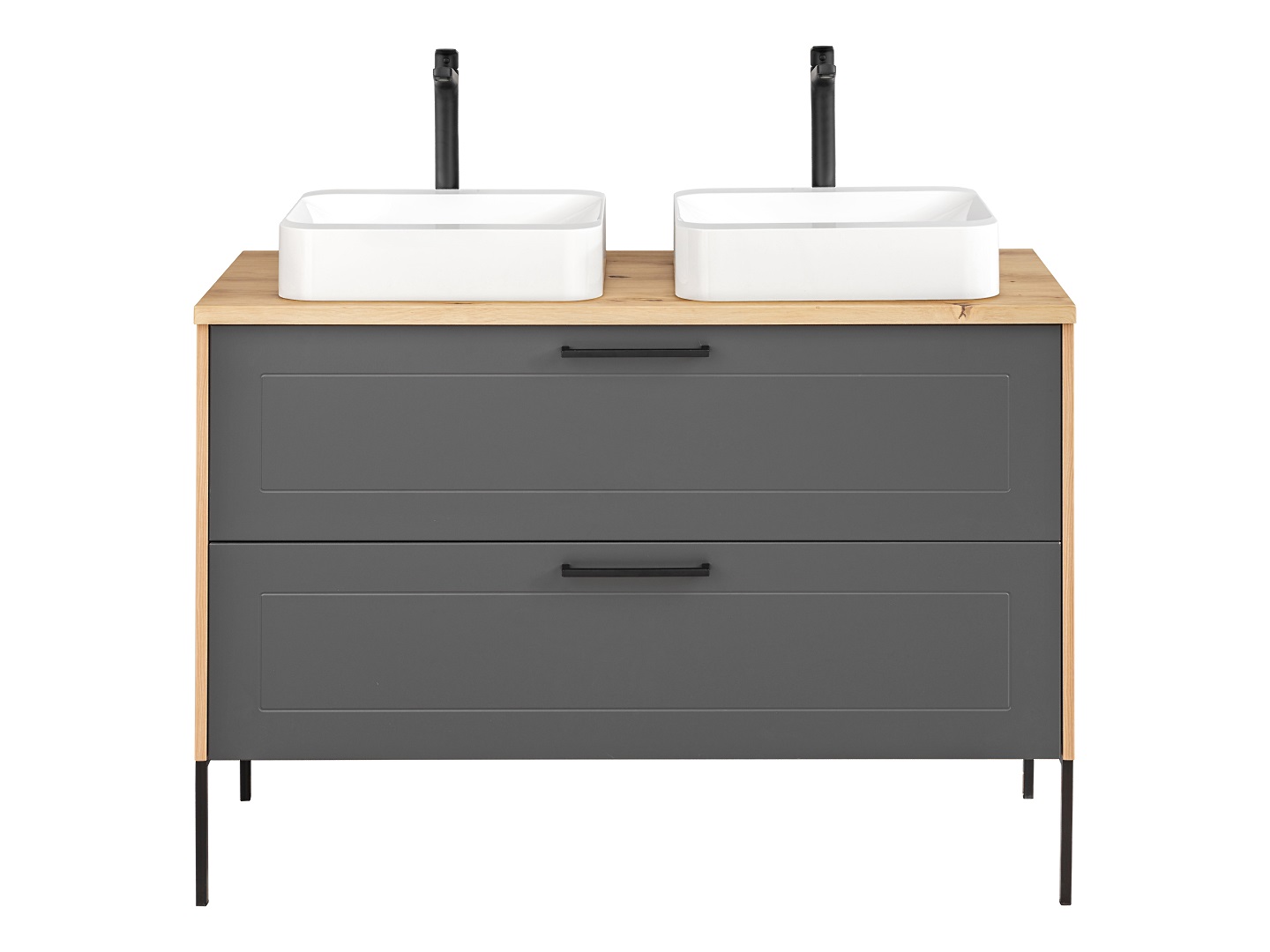 commad - Madera 854 FSC Šedý Grafit kúpeľňová skrinka